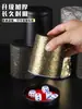 Taza de Colador de Cuero Silenciador de Terciopelo, Taza de Lanzamiento Manual de Bar KTV de Gama Alta, Dados para Agitar, Taza de Color para Bar, 6 Dados Gratis