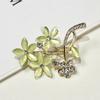 Broche estilo coreano cheongsam abrigo suéter corsage botón multifuncional pasador anti-exposición artefacto para ceñir la cintura joyería decorativa