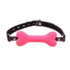 Productos Sexy para Adultos Mordaza de Boca de Hueso de Perro de Silicona Abridor de Boca para Hombres Juguetes Alternativos Bola Suave para la Boca Juguetes para Parejas