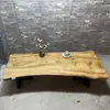 Mesa de Té de Madera de Alcanfor Maciza, Sofá de Madera Maciza, Mesa de Centro, Tatami Estilo Japonés, Mesa para Alojamiento, Mesa de Té Estilo Wabi-Sabi