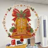 Atrapasoles de Arte Diamante Navideño Pintura Estilo Diamante Acrílico Navideño F