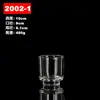 Copo de Vidro para Vela de Parede Grossa de Camada Dupla Fundo Espesso Suporte para Vela de Aromaterapia Estilo Europeu Friso Vertical Copo de Vidro para Vela de Parede Grossa Copo de Vidro para Vela com Fundo Curvo