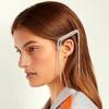 Horquilla con borlas de diamantes de imitación transfronterizos de Europa y América, horquilla de clip de una palabra para mujer, horquilla de moda, horquilla de tendencia de personalidad, horquilla