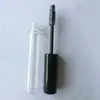 Embalagem de tubo para creme de cabelo preto material moldagem por sopro 8ml tubo redondo transparente para gloss labial frasco de delineador tubo de máscara de cílios fabricantes atacado