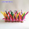 Mayorista de fábrica volantes para niños coloridos pluma de ganso flor grande jianzi pluma de pollo palillos estudiantes práctica deportes competencia bola de volante
