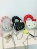 Bolso de Mano de Galleta con Gato de Dibujos Animados Estilo Japonés con Correa de Cadena, Cartera de Monedas Cruzada Linda, Mochila Casual de Alto Valor para Salidas