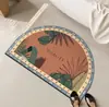 Felpudo retro baño puerta de baño absorbente secado rápido lodo de diatomeas alfombrilla suave baño inodoro alfombrilla antideslizante