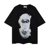 Camiseta Masculina 2024 Moda Masculina Camiseta com Estampa de Letras, Casual Manga Curta Algodão Solta