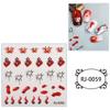 Zhengxiang transfronterizo 2023 pegatinas para uñas relieve 5D Halloween Navidad niños europeos y americanos pegatinas para uñas personalizadas venta al por mayor