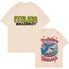 Camiseta Divertida de Tiburón Meme Tralala Tralero Cerebro Podrido Italiano
