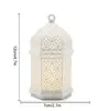 MM3D018-023 Castiçal Lanterna Brilhante do Oriente Médio Ornamento Lâmpada de Velas Cor Quente Decoração de Atmosfera Mesa