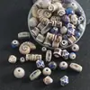 Jingdezhen Joyería Accesorios Horno Girado Cuentas Cerámicas Pulsera Accesorios Diversas Formas Cuentas de Porcelana Ropa Pulsera Material Cuentas Sueltas