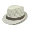 Sombrero de Paja de Papel de Ala Pequeña de Venta Caliente para Hombre Europeo y Americano, Sombrero de Sol de Paja de Verano, Sombrero de Sol de Playa con Estampado de Palmera