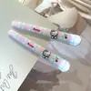 Polvo Plateado de Purpurina Fina Dulce y Fresco Clip de Pato Kt Sanrio, Pinza Puntiaguda Linda, Pasador, Pinza para Flequillo, Accesorio para el Cabello