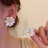 Pendientes de Perlas con Lazo de Lunares para Mujer, Pendientes de Lujo Ligero y de Gama Alta, Modernos y Versátiles para el Trabajo, Pendientes de Diseño Nicho