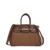 Bolso Kelly de Platino Sencillo 2026 para Mujer Otoño Nueva Llegada Gran Capacidad Moderno Gama Alta Hombro Único de Mano Cruzado