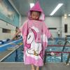 Nueva Toalla de Baño Poncho Infantil Usable Animal de Dibujos Animados Toalla de Baño para Bebé Toalla de Playa Capa