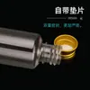 En Stock de Fábrica Botella de Plástico Transparente de 30 ml con Tapa de Aluminio, Botella Dosificadora Transparente de PET, Botella Pequeña para Muestras de 100 ml, Botella de Muestra