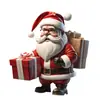 2026 Colgante Plano de Acrílico Navideño Dibujo Animado Papá Noel Colgante para Árbol de Navidad