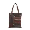 Nova Bolsa de Mão de Grande Capacidade 2026, Bolsa Tote de Lona Estilo Étnico da Moda para Mulheres, Bolsa de Ombro Único para o Dia a Dia