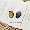Colgante Ins Naranja Plátano Piña Lichi Durian para Pulsera Collar Hecho a Mano DIY Cadena de Teléfono Móvil con Cuentas Accesorios