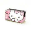 Nueva Bolsa Cosmética Cuadrada de Hello Kitty para Mujer, Linda Bolsa de Almacenamiento de Gran Capacidad, Bolso de Mano con Cadena de Dibujos Animados, Venta al por Mayor