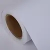 Venta al por mayor de fábrica 10 película electrostática transparente de seda etiqueta de PVC en blanco pegatinas para coche publicidad Pegatinas para vidrio rollo plano personalizado