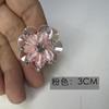 Accesorios de Flor de Perlas de Cristal de Mancha Flores de Zapato Decorativas Hechas a Mano con Perlas Flores de Lentejuelas para Zapatos Sombrero Bolso Joyería