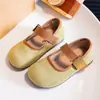 Zapatos pequeños de cuero para niñas estilo coreano, zapatos para niños, nueva colección primavera/otoño 2026, bailarinas de suela blanda para pequeñas princesas