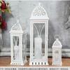 Grande Suporte de Velas para Lâmpada de Manteiga de Ferro Forjado Decoração para Adereços de Casamento Atacado, Adequado para Velários de Sala de Casamento e Pátio
