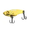 Venta al por mayor de fábrica Señuelo Vibratorio Cobra con Lentejuelas Señuelo de Pesca de Largo Alcance Metálico de Tres Ganchos para Lubina de Agua Dulce Señuelo Artificial