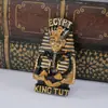 Imanes de Refrigerador Egipcios Transfronterizos, Imanes de Refrigerador de Viaje, Souvenirs de Faraón Pirámide, Adornos Tridimensionales, Imanes Magnéticos para Refrigerador