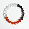 Venta Caliente Transfronteriza Pulsera de Cristal Natural de 12 Constelaciones Colgante de Piedra de Doce Estrellas Citrino Ágata Roja para Hombres y Mujeres