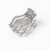 Pinza de Agarre Femenina Metal Mano de Calavera Pequeña Pinza de Agarre Femenina Europea y Americana Exagerada Flequillo Lateral Fragmento Horquilla Personalizada Clip Lateral Tocado