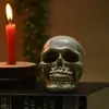 Decoración de Halloween Transfronteriza Estilo Japonés Calavera Artificial de Resina Adornos Festival de Fantasmas Cabeza de Fantasma Viejo Decoración de Atmósfera para Bar de Terror