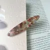 Pinza para el Cabello de Acetato Vintage Color Ámbar para Mujer, Nuevo Clip de Flequillo Lateral de Alta Gama 2025, Pasador, Pinza de Pato Accesorio para el Cabello
