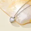 Elegante e Luxuoso Colar de Aço Titânio com Zircônia, Corrente de Clavícula Deslumbrante e de Alto Padrão, Joias que Não Desbotam, Acessórios de Aço Inoxidável, Transfronteiriço