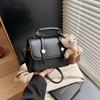 Comercio Exterior Versión Coreana Bolso Pequeño Cuadrado de Nicho para Mujer 2025 Nuevo Bolso de Hombro de Moda Bolso Cruzado Versátil Simple para el Trabajo