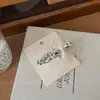Grampo de Cabelo de Luxo Coreano de Alta Qualidade, Nicho, com Laço de Strass, Versátil, Elegante, para Franja, Presilha, Acessório de Cabelo
