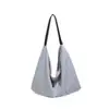 Bolsa de ombro listrada retrô única, estilosa e versátil, bolsa de mão de moda casual, sacola de compras, bolsa tote feminina