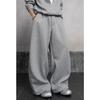 Primavera e Outono de 2026 Novo Conjunto Masculino Estilo Coreano Tendência Solto Blazer com Gola Alta Moletom Calça Longa Casual Conjunto de Duas Peças Marca Tendência Roupas Masculinas