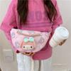 Jardim de infância nylon saco peito das crianças bonito desenho animado gatinho bolsa de ombro da menina fora esportes menino crossbody