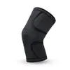 Joelheiras esportivas transfronteiriças, de nylon tricotado, respiráveis, elásticas, adequadas para basquete, caminhada e corrida, com características antiderrapantes e de compressão