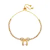 Pulseira de diamante de liga nova transfronteiriça Estilo Ins feminino Europeu e americano Design criativo Amor Pulseira geométrica Pulseira retrô