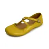 Zapatos de mujer elegantes y con clase de 2 cm, nuevo modelo otoño 2026, punta redonda, suela plana, tira cruzada, zapatos de abuela de boca poco profunda para mujer