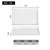 Bandeja de Melamina, Taza de Agua Espesa Bandeja de Té, Bandeja Rectangular de Plástico para Servir, Bandeja de Comida para el Hogar Guardería, Bandeja para Pan, Vajilla
