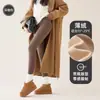 Pantalones Tiburón de Lana de Alpaca Blanca para Mujer Petite con Forro Polar 2024 Nueva Ropa de Abrigo de Invierno Yoga Barbie Leggings de Ocho Puntos