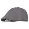 Nuevo Sombrero de Pintor de Seis Paneles de Sarja de Algodón para Primavera y Otoño Estilo Artístico Gorra de Pico Protección Solar Sombrero Frontal