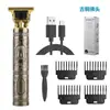 Cortador de Cabelo T9 Transfronteiriço Aparador Elétrico Cortador de Cabeça de Óleo Cortador de Cabelo Cortador Elétrico de Cabelo Cortador de Cabelo de Metal Cortador de Cabelo para Esculpir