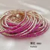 Cadena de garra de 2 mm fila única S6 strass pulsera muy fina pulsera elástica pulsera de tenis transfronterizo pulsera chapada en oro fabricantes lote
